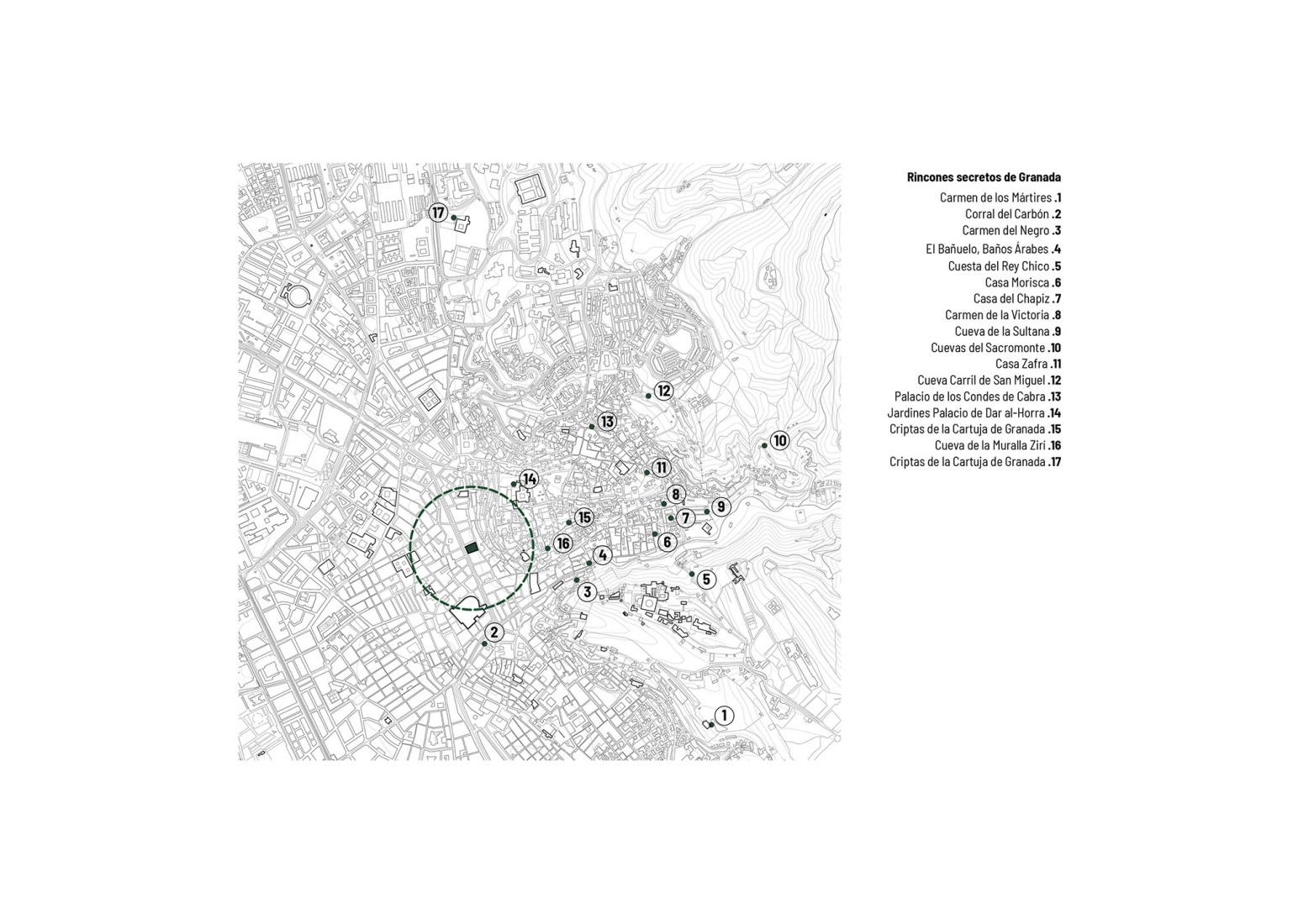 Plano de situación. Capilla sagrado corazón por JAO Arquitectura.